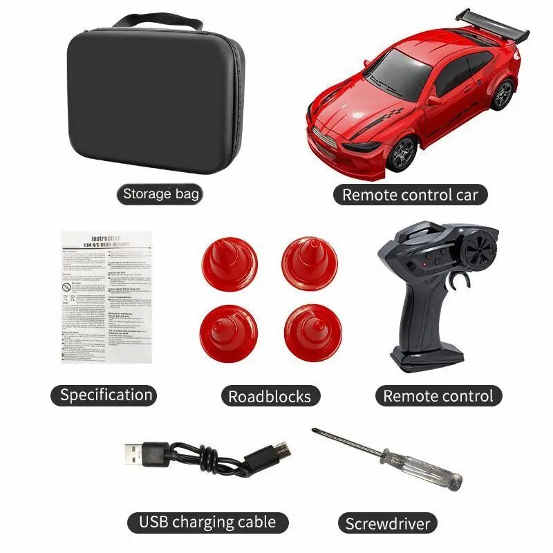 AeroGlide Mini Remote Control Drift Car For Smooth Glide Across Slick Surfaces