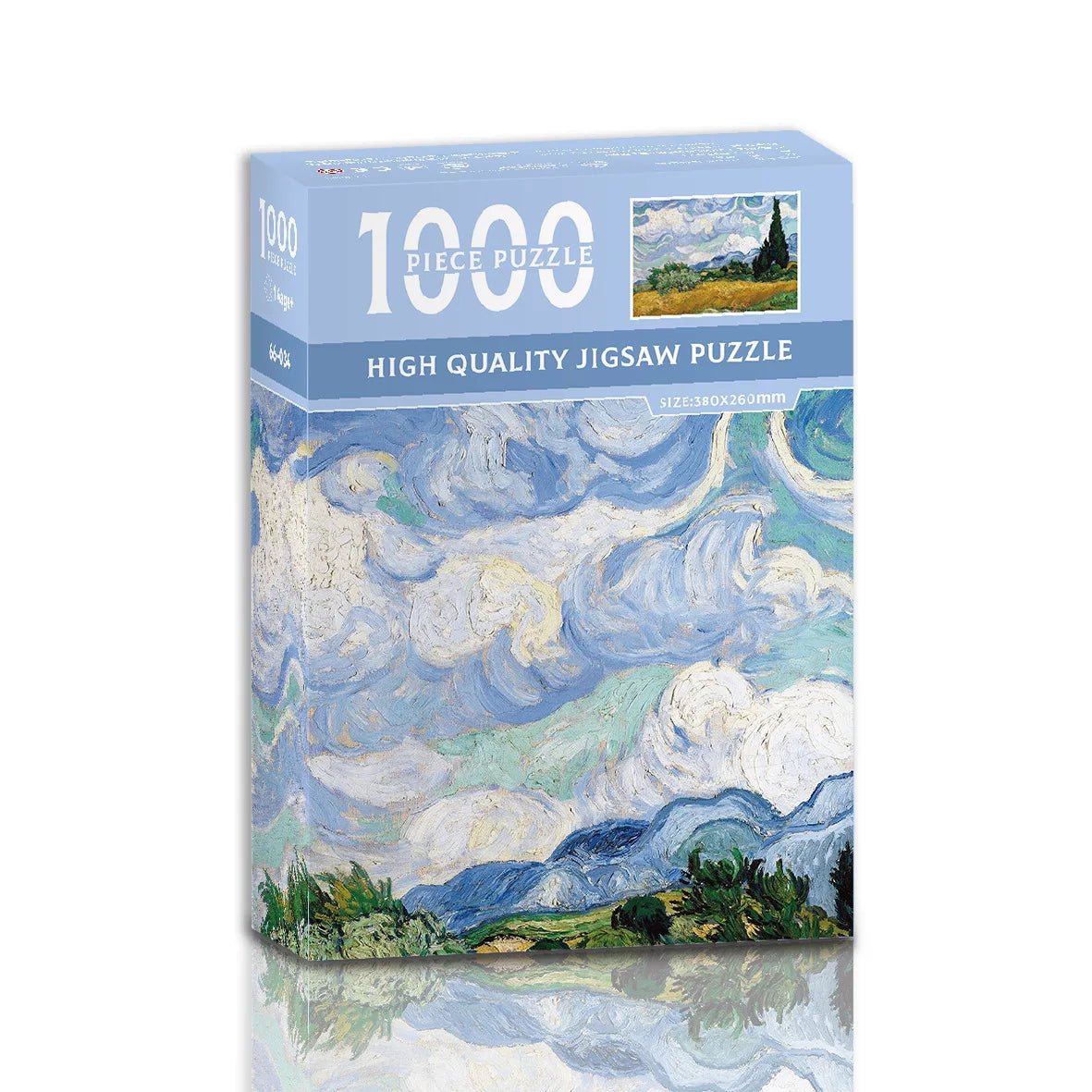 Puzzle compact LumaCraft Van Gogh 1000 pièces pour amateurs d'art Couleurs vives