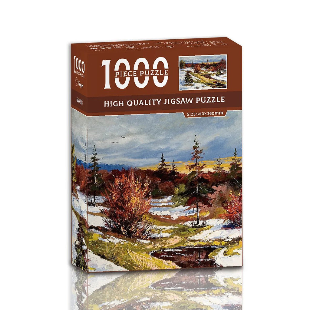 Puzzle compact LumaCraft Van Gogh 1000 pièces pour amateurs d'art Couleurs vives