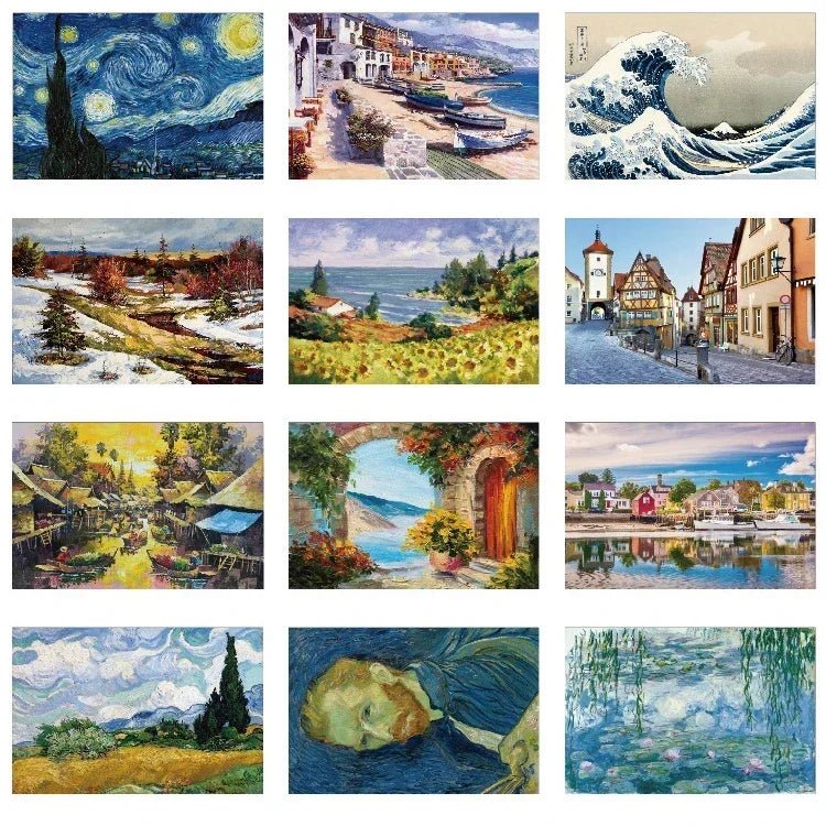 Puzzle compact LumaCraft Van Gogh 1000 pièces pour amateurs d'art Couleurs vives