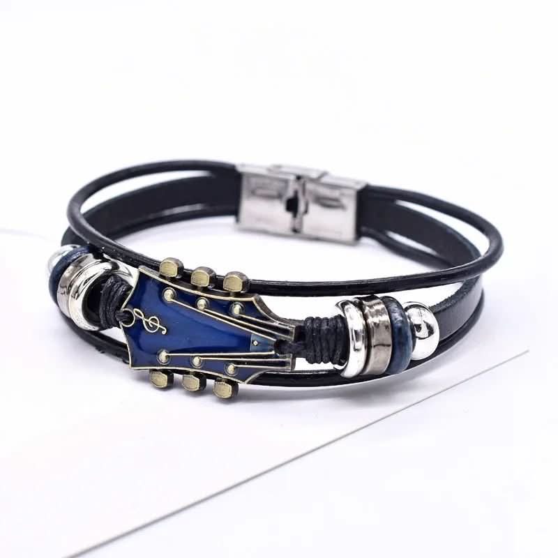 Leather Bracelet From Chordcraft Crafted For Guitar Lovers