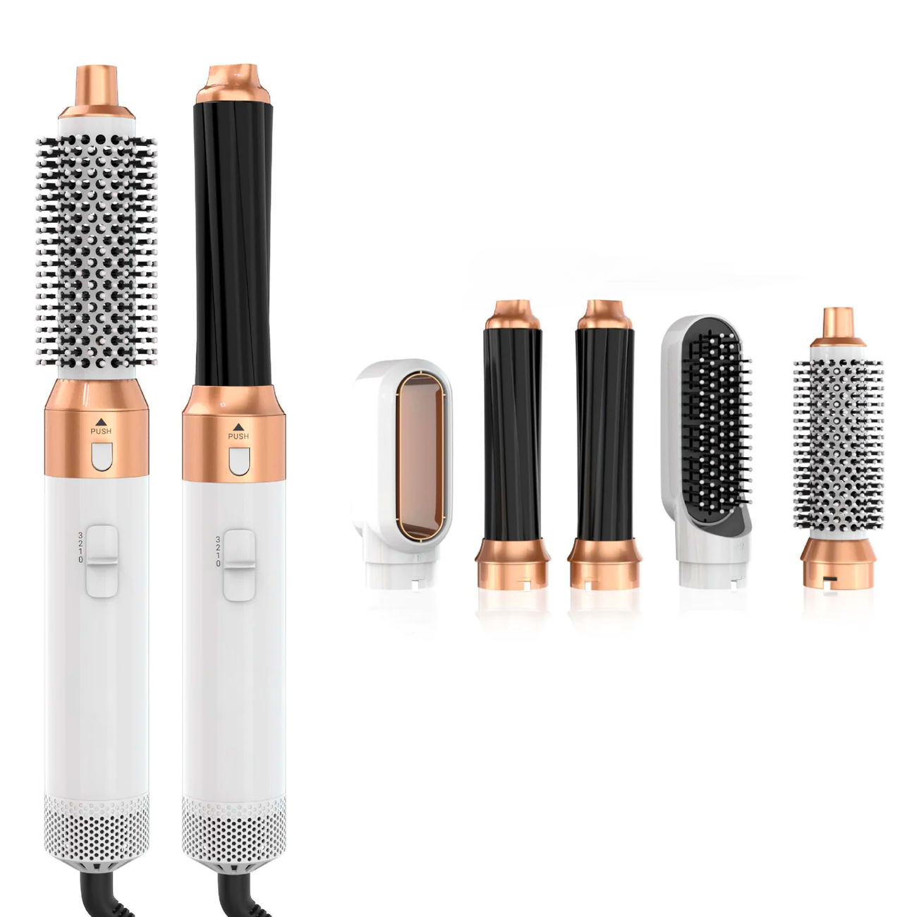 AeroLux 4-In-1 Hair Styler With Drying, Curling, Straightening And Volume