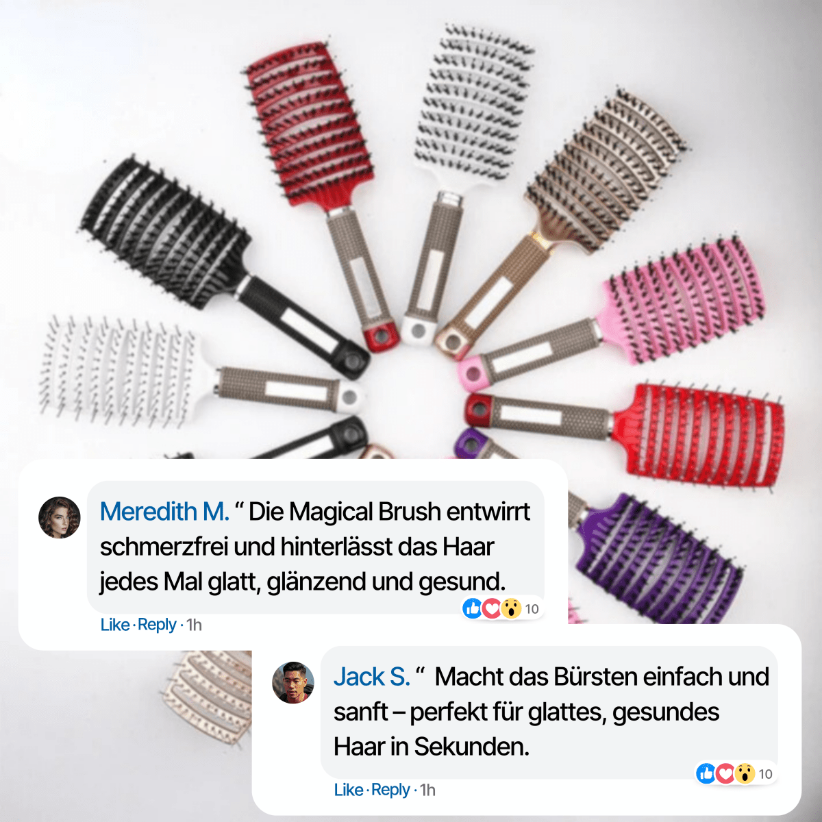 Cepillo Desenredante Enchanted Glide para Desenredar Sin Dolor y Cabello Brillante