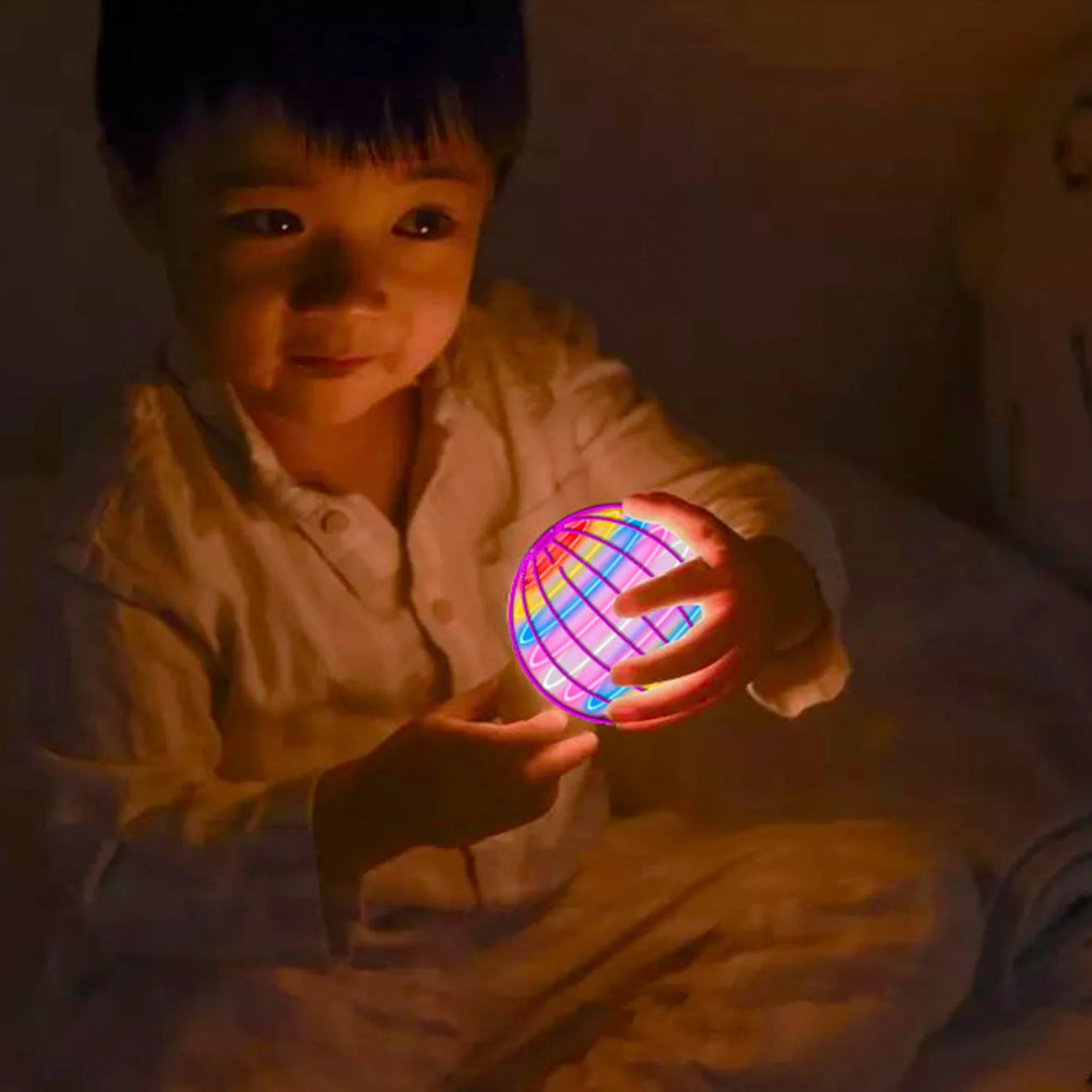 NovaSpin Gesture Controlled Flying Spinner With LED Effects For Hovering Fun