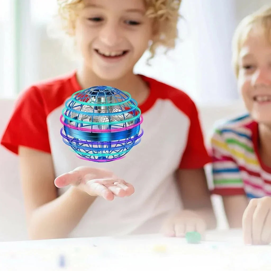 NovaSpin Gesture Controlled Flying Spinner With LED Effects For Hovering Fun