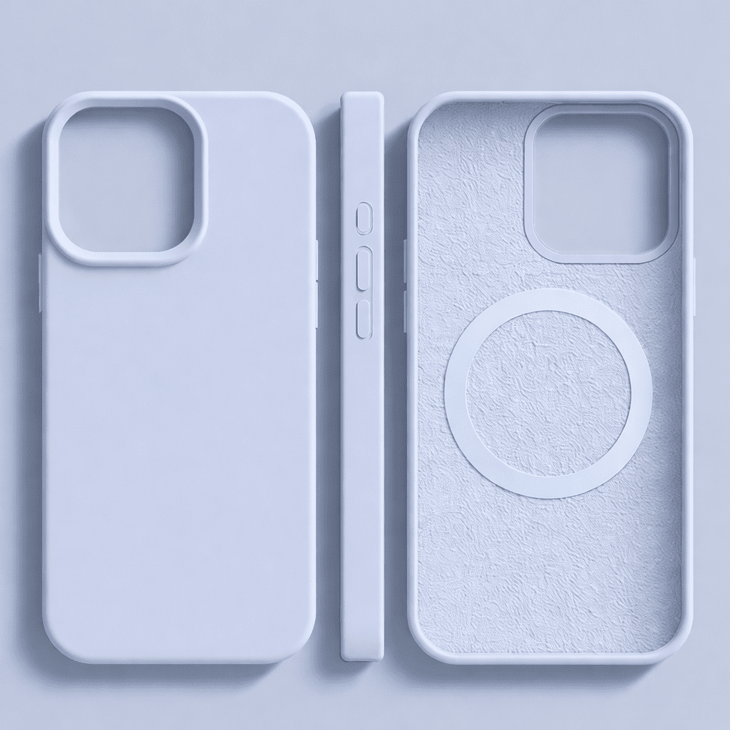 Magsoft Pro Manyetik Silikon Kılıf iPhone 14/13/12 için