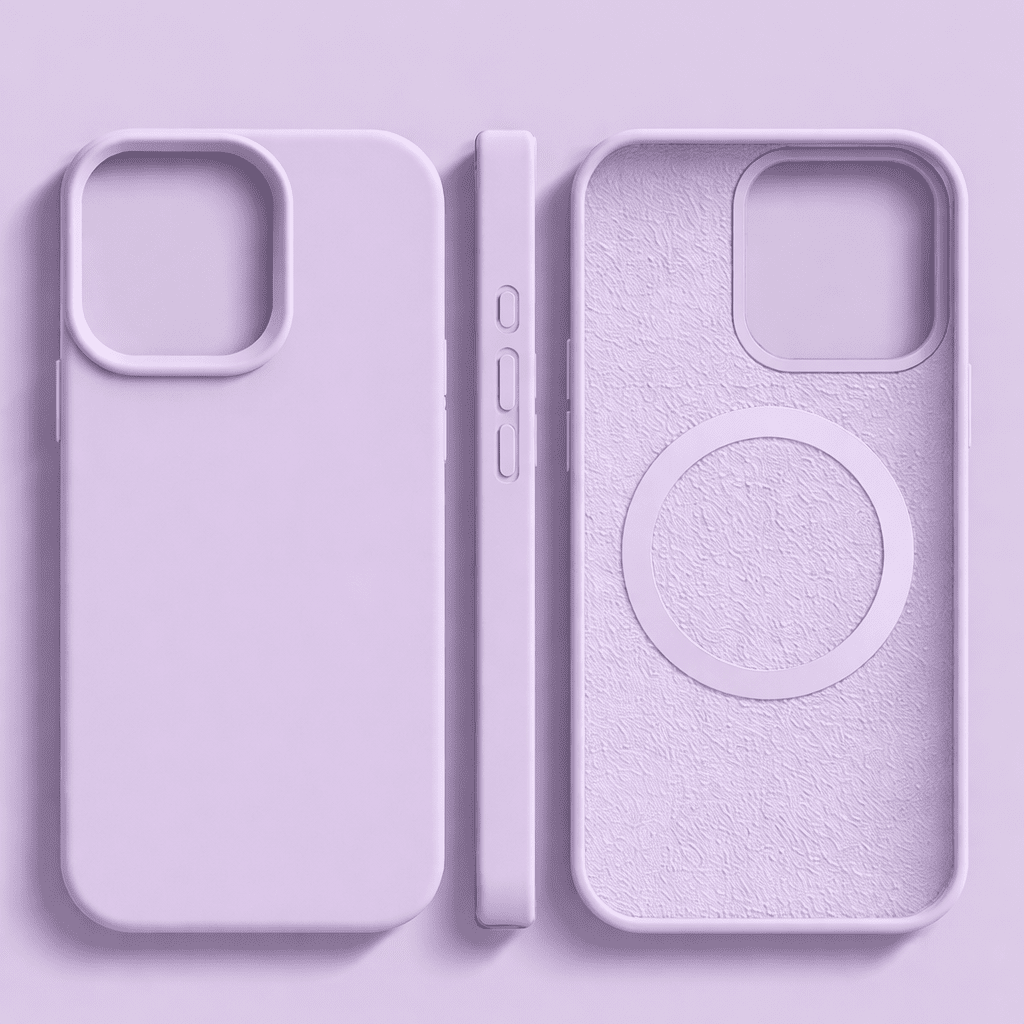 Magsoft Pro Manyetik Silikon Kılıf iPhone 14/13/12 için