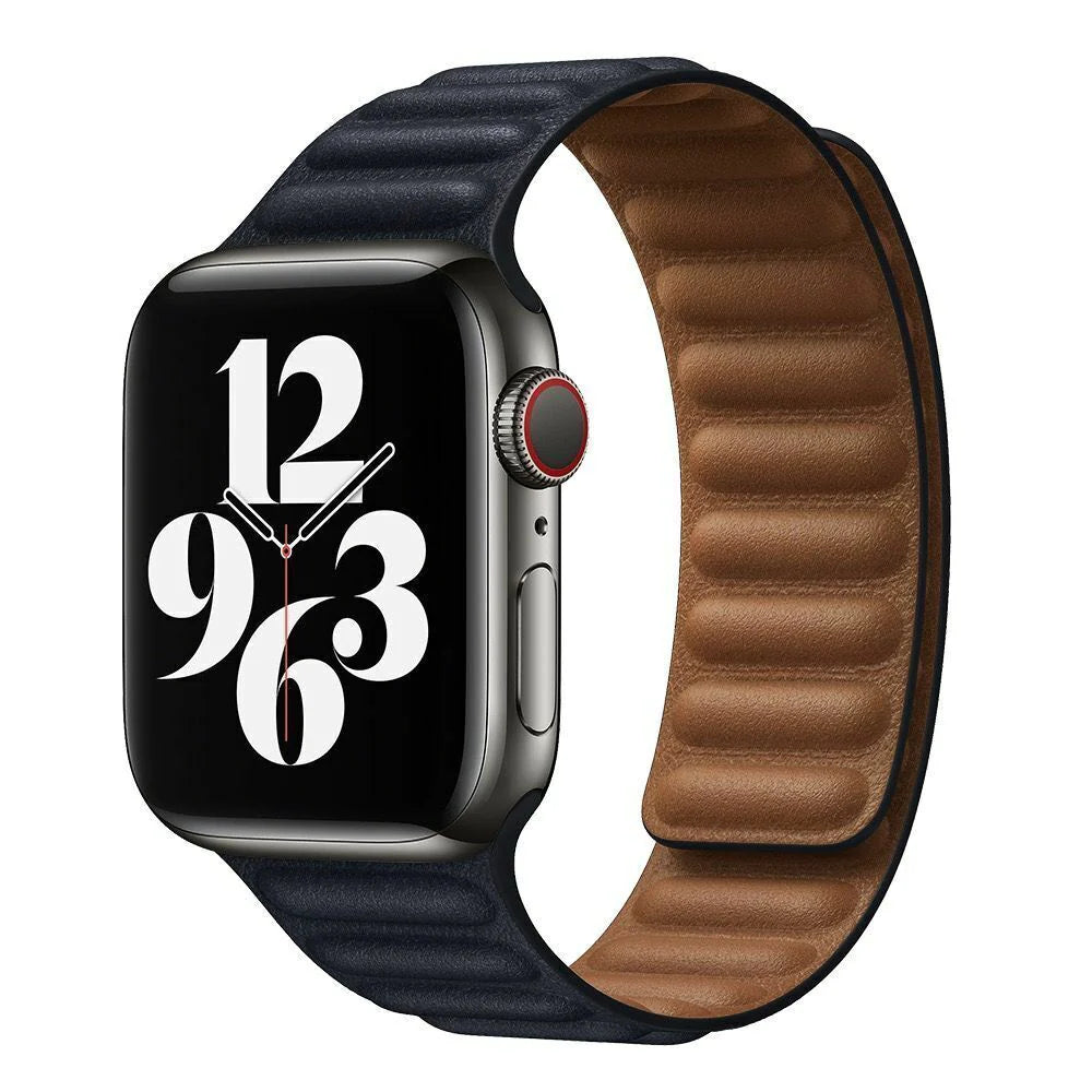 Curea LumaWrist Magnetică din Piele cu Legătură pentru Apple Watch Elite