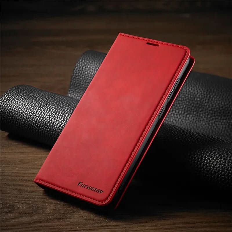 衝撃吸収機能付きレザー磁気iPhoneケース