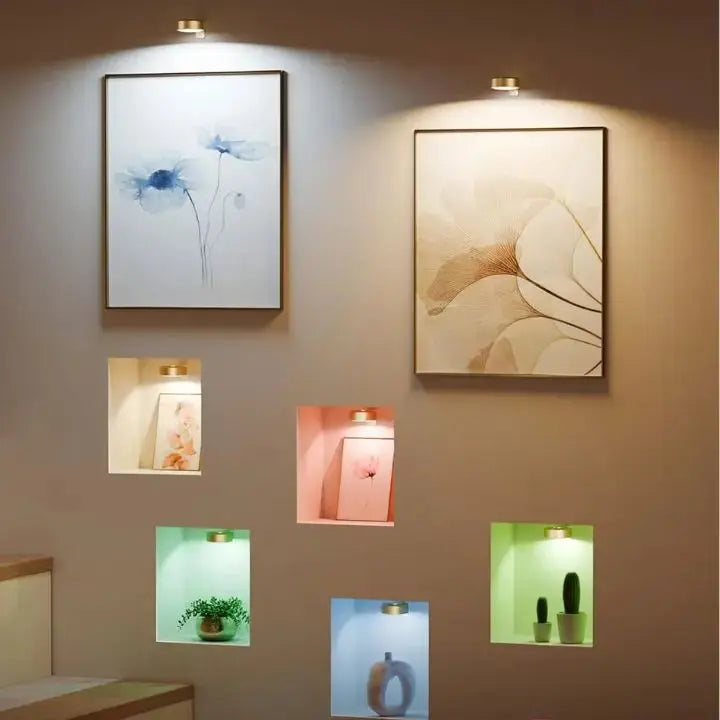 Magnetické LED umělecké světlo pro vystavení a rámování galerií