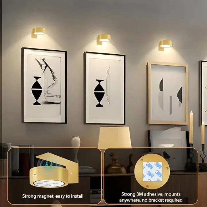 Magnetické LED umělecké světlo pro vystavení a rámování galerií