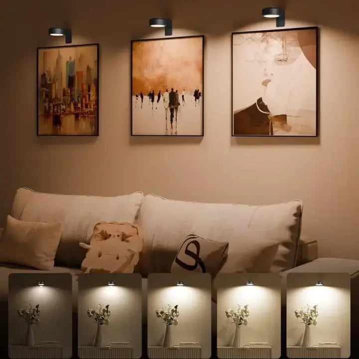 Magnetické LED umělecké světlo pro vystavení a rámování galerií