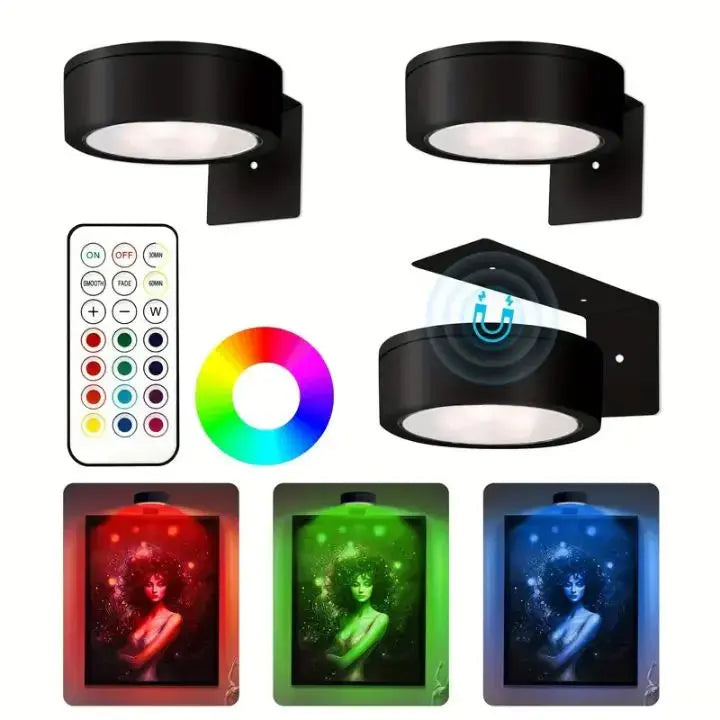 Magnetické LED umělecké světlo pro vystavení a rámování galerií