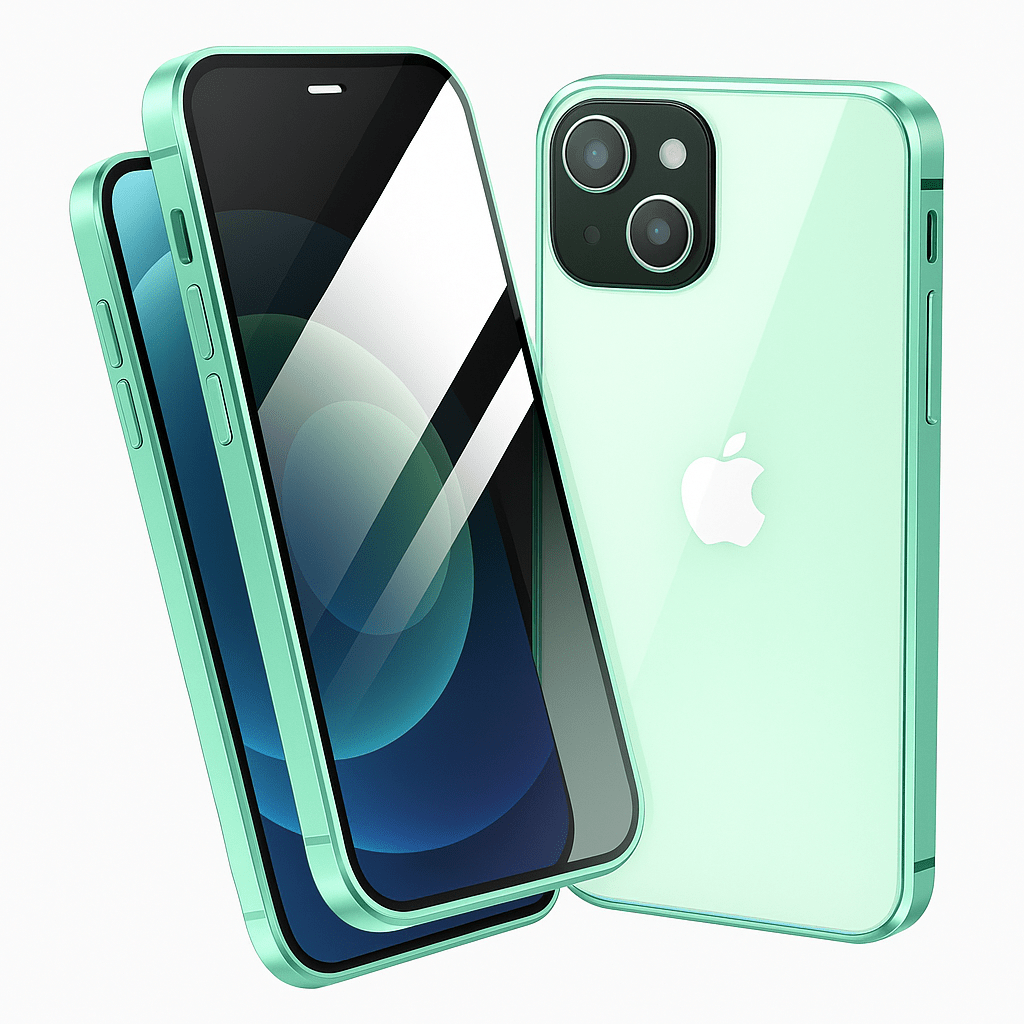 NovaGuard magnetisk personvern-etui for iPhone med skjermbeskytter for personvernproffer