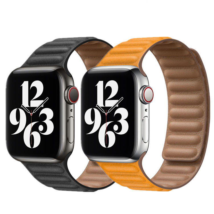 Curea LumaWrist Magnetică din Piele cu Legătură pentru Apple Watch Elite