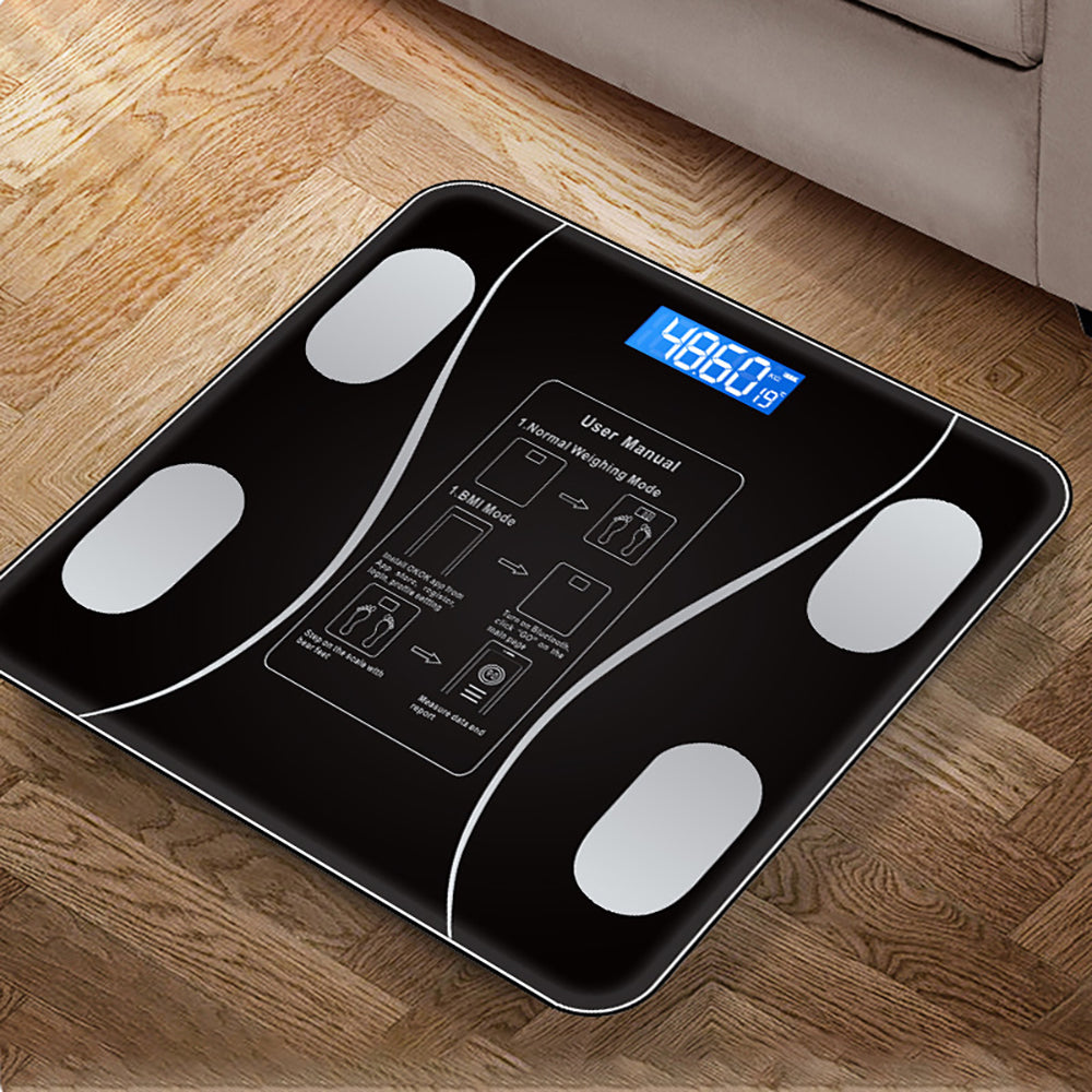 BodyTrack Intelligente Körperwaage mit LCD-Anzeige