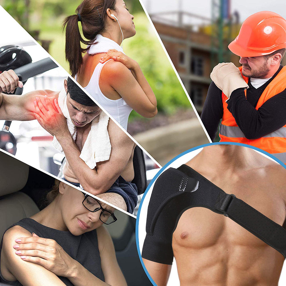 תומך כתף ComfortLift מספק תמיכה להקלה על כאבים ויציבות