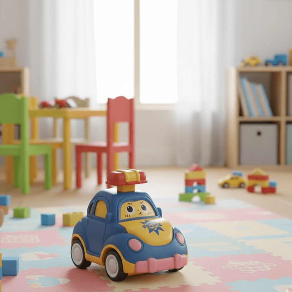 Coche de Juguete Mecánico WanderPlay para Niños Sin Pilas Acción