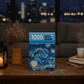 Puzzle compact LumaCraft Van Gogh 1000 pièces pour amateurs d'art Couleurs vives