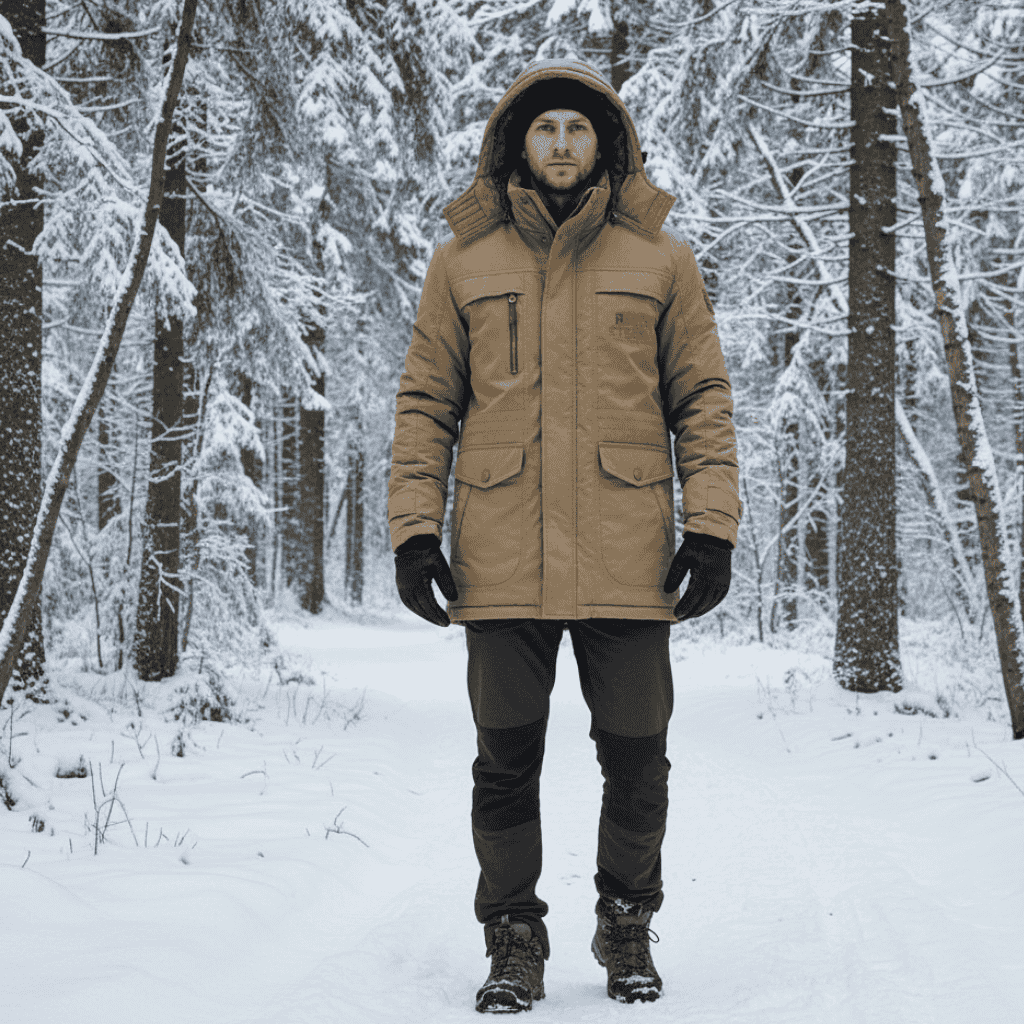 GlacierEdge Winter Quilted Parka For Cold Weather And Daily Outdoor Wear