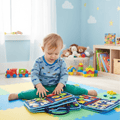 BrightNest Montessori Tablica Aktywności dla Niemowląt 6 Miesięcy Rozwija Motorykę Małą