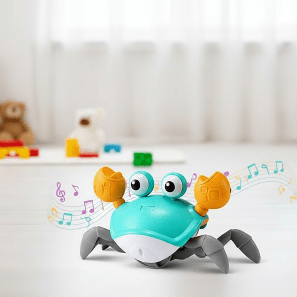 Jouet d'escargot CrawlJoy avec musique et lumières colorées pour bébés dès 1 an