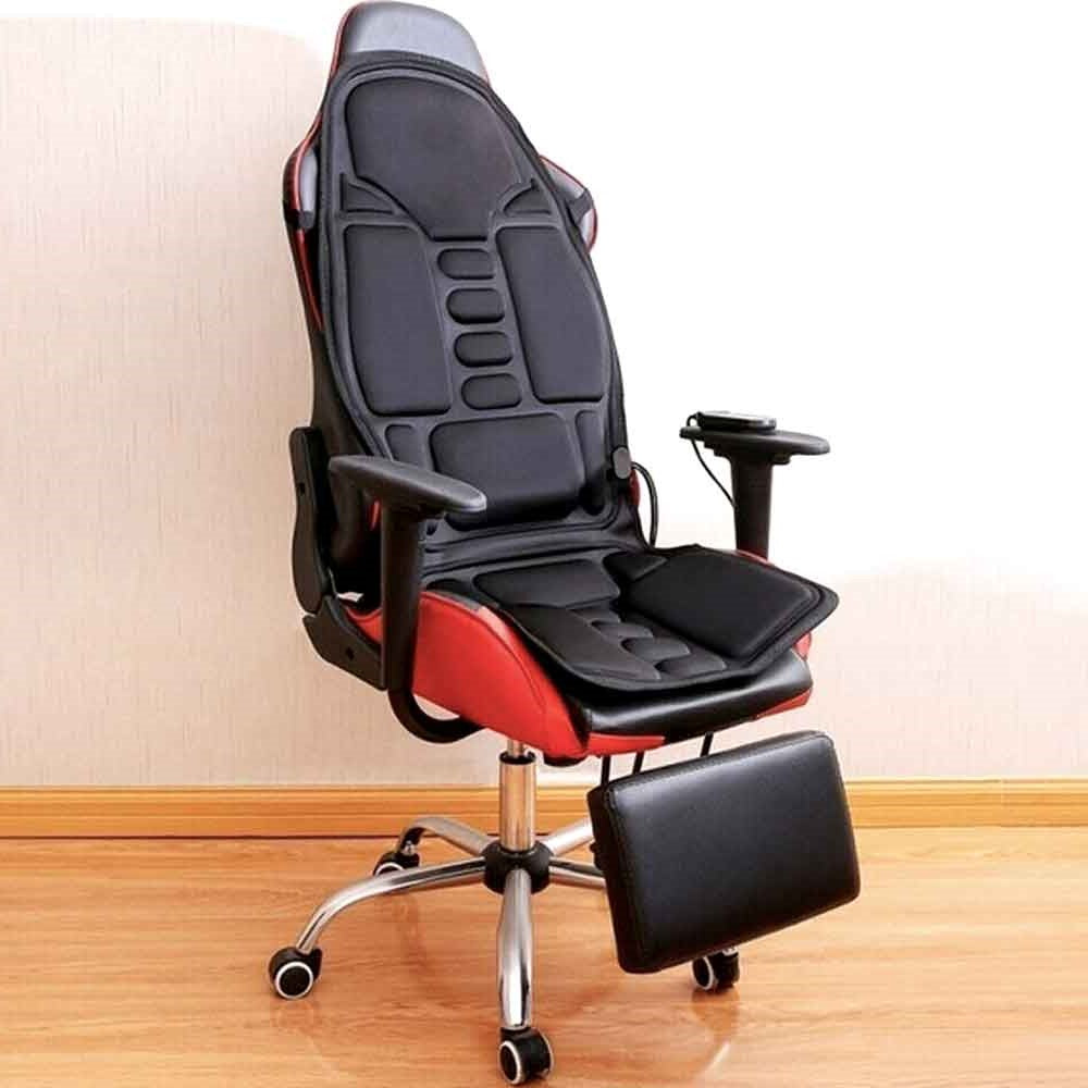 Eight-Mode Heated Massage Pad For Back And Neck With Full-Body Relief, Home Or On The Go