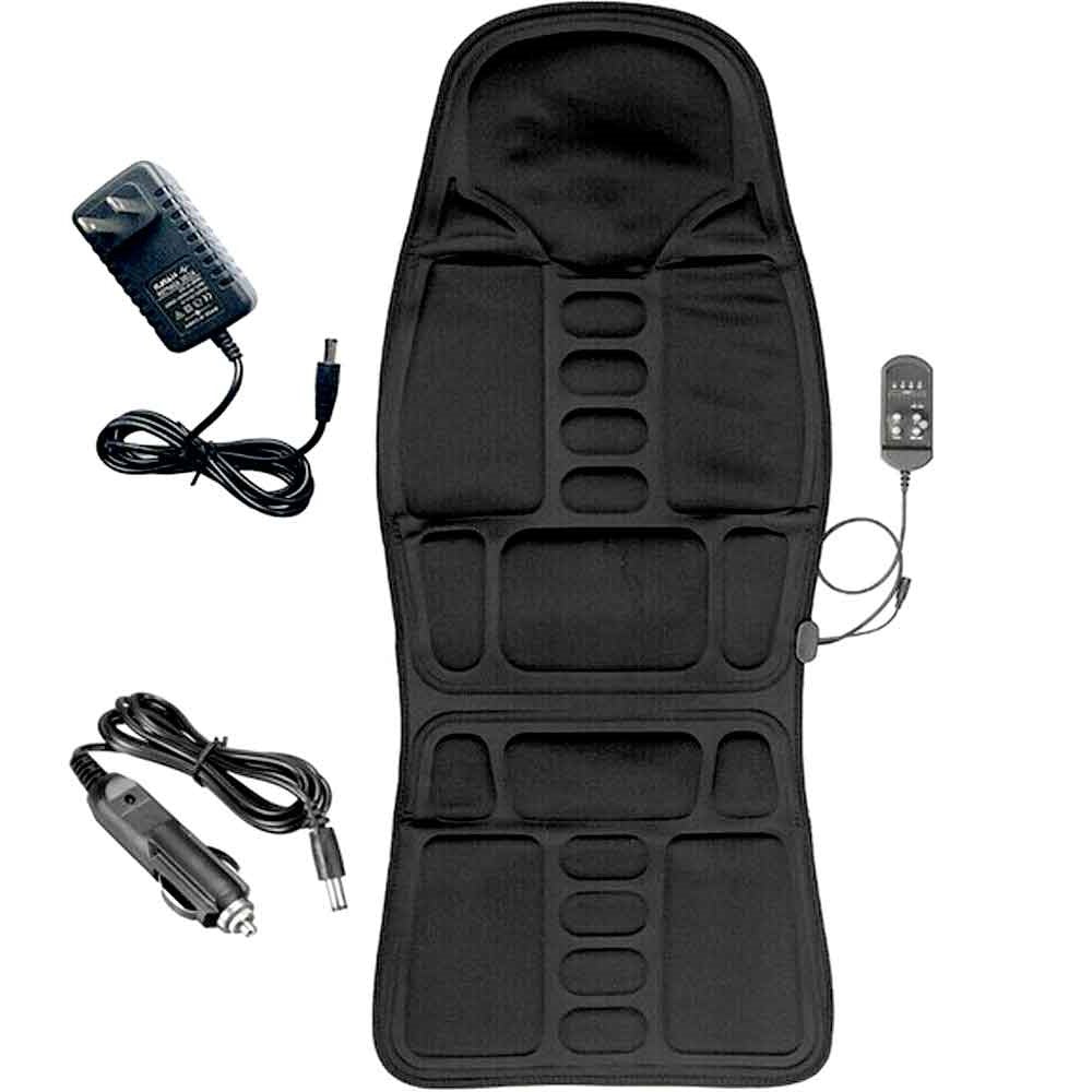 Eight-Mode Heated Massage Pad For Back And Neck With Full-Body Relief, Home Or On The Go