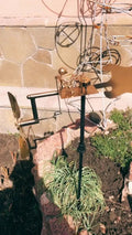 Characterful Metal Windmill Garden Decor That Moves With Rock Band Theme