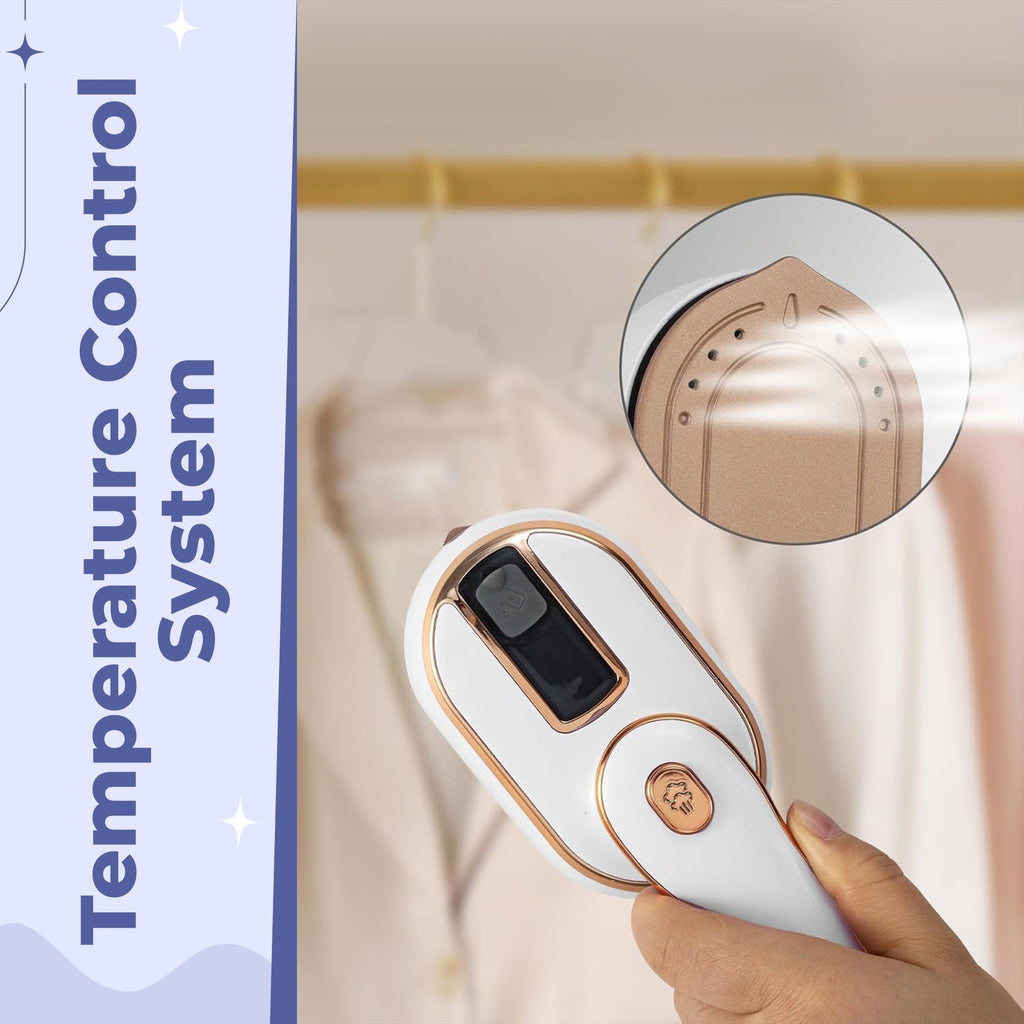 Steamgo Travel Size Micro Steam Iron For Wrinkle Reduction