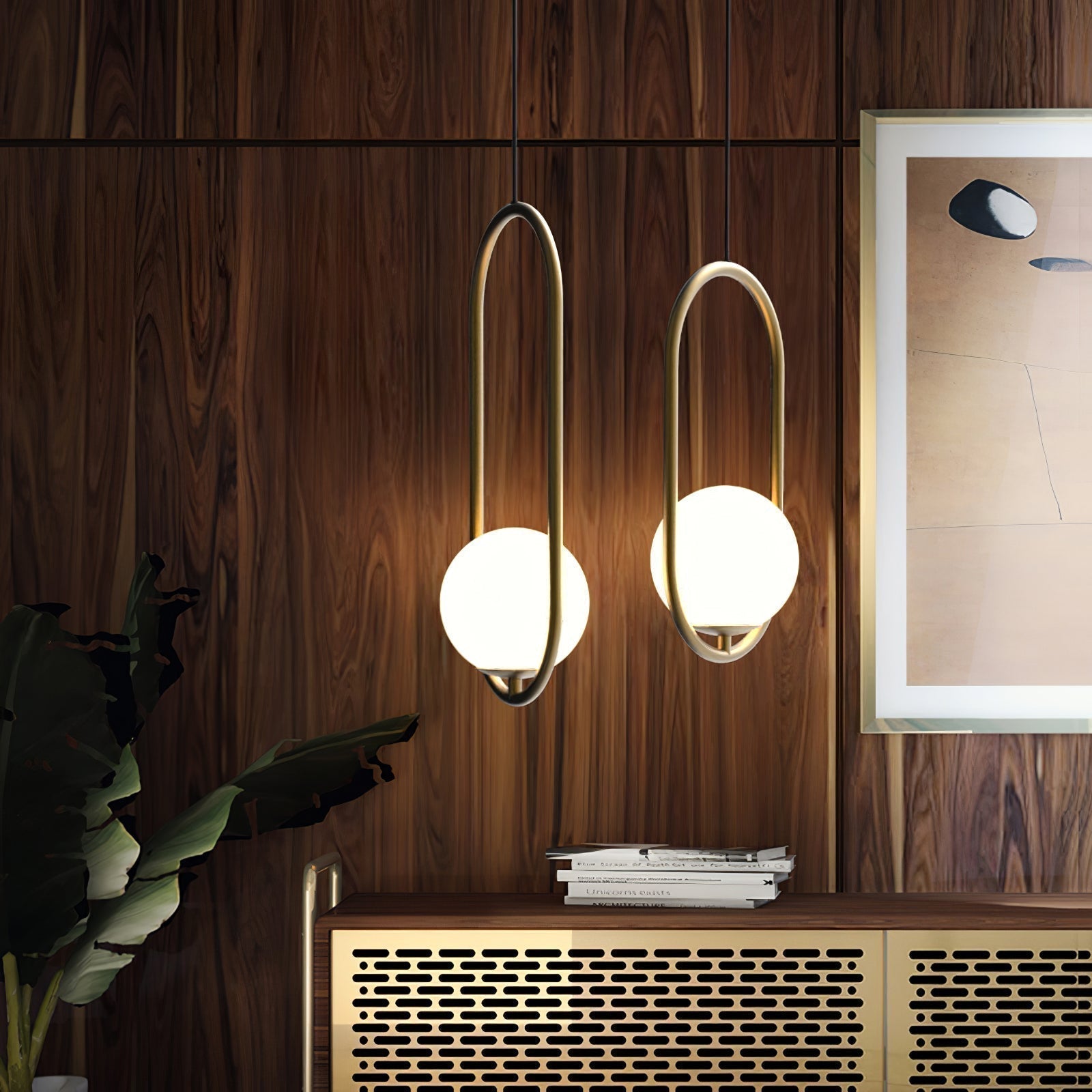 Astra Kovové a skleněné závěsné svítidlo, moderní lampový design