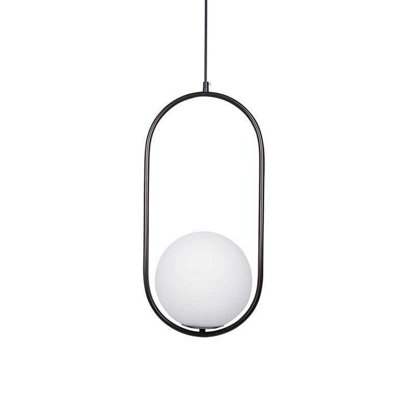 Astra Kovové a skleněné závěsné svítidlo, moderní lampový design
