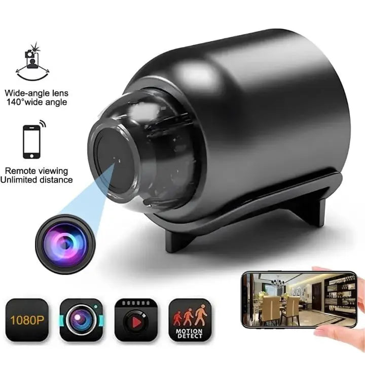 Compact 4G WiFi Camera 1080P With Night Vision And Motion Sensor For Home Or Travel