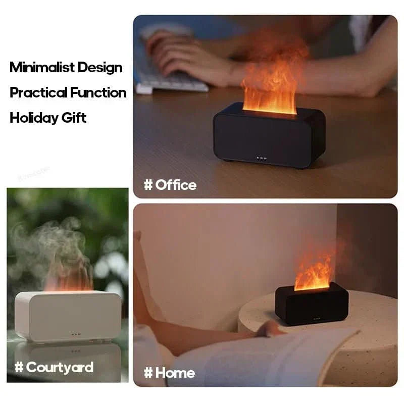 Mini ultradźwiękowy dyfuzor GlowMist z podświetleniem LED zmieniającym kolor do małych pomieszczeń
