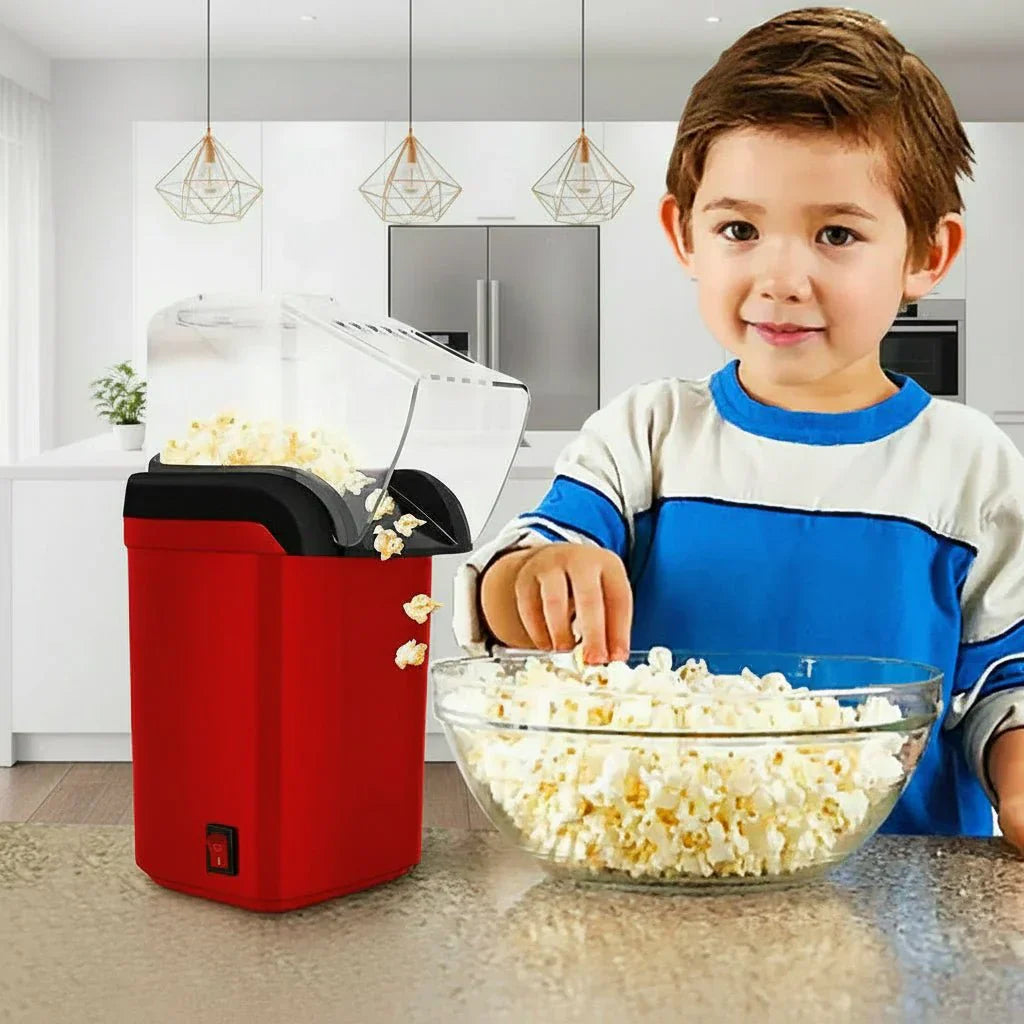CrispPop Mini Popcorn -kone Nopea Kotikäyttöön Terveelliseen Välipalaan