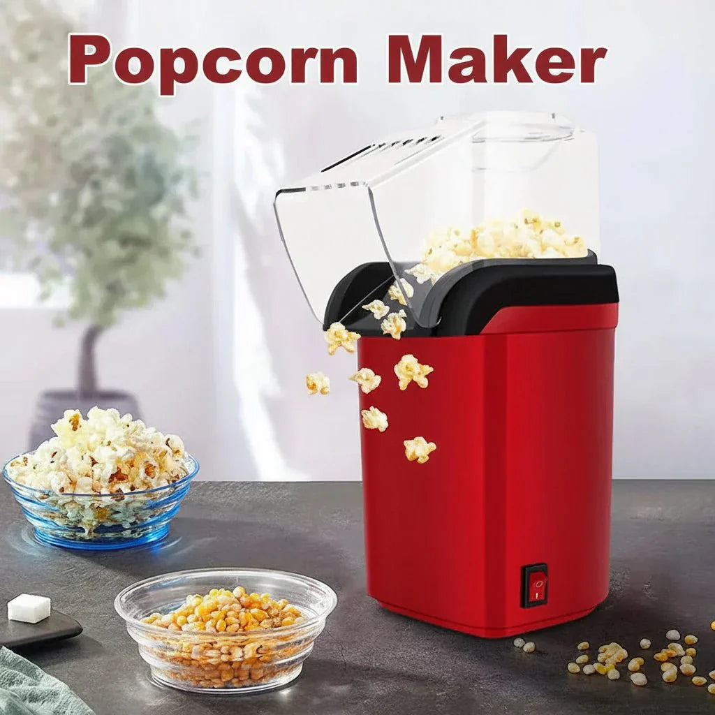 CrispPop Mini Popcorn -kone Nopea Kotikäyttöön Terveelliseen Välipalaan