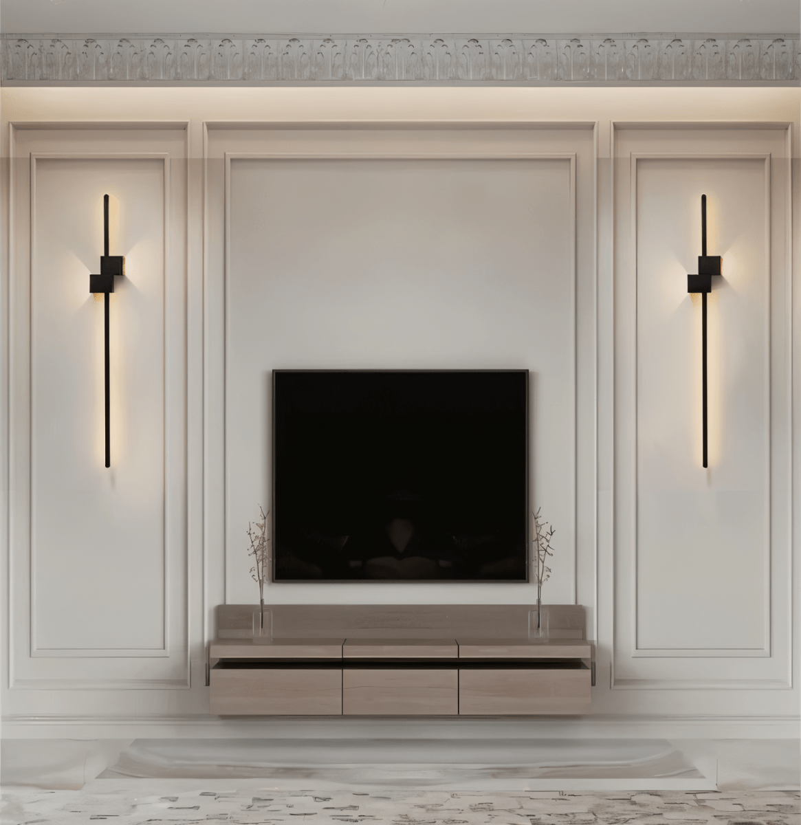 Lightline Minimal LED Wall Lamp for Subtle Indirect Glow and Modern Decor