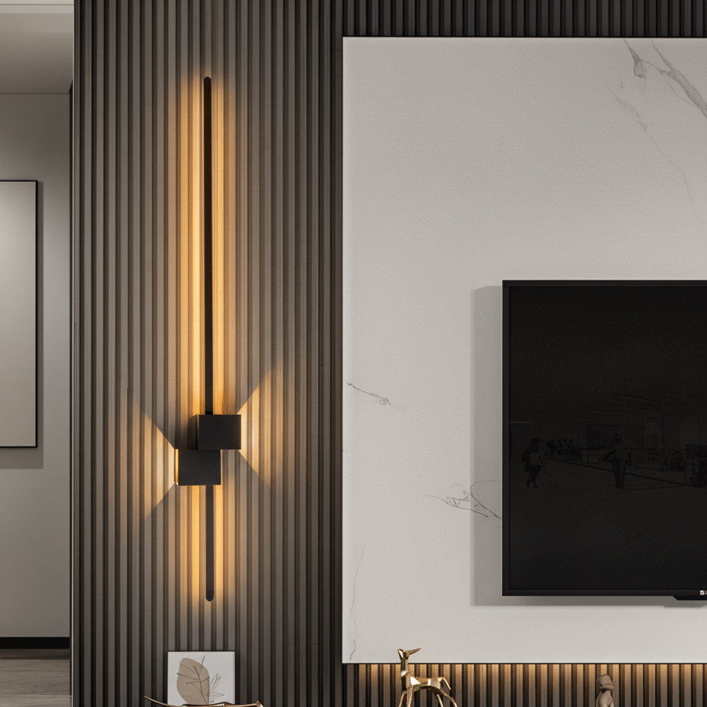 Lightline Minimal LED Wall Lamp for Subtle Indirect Glow and Modern Decor