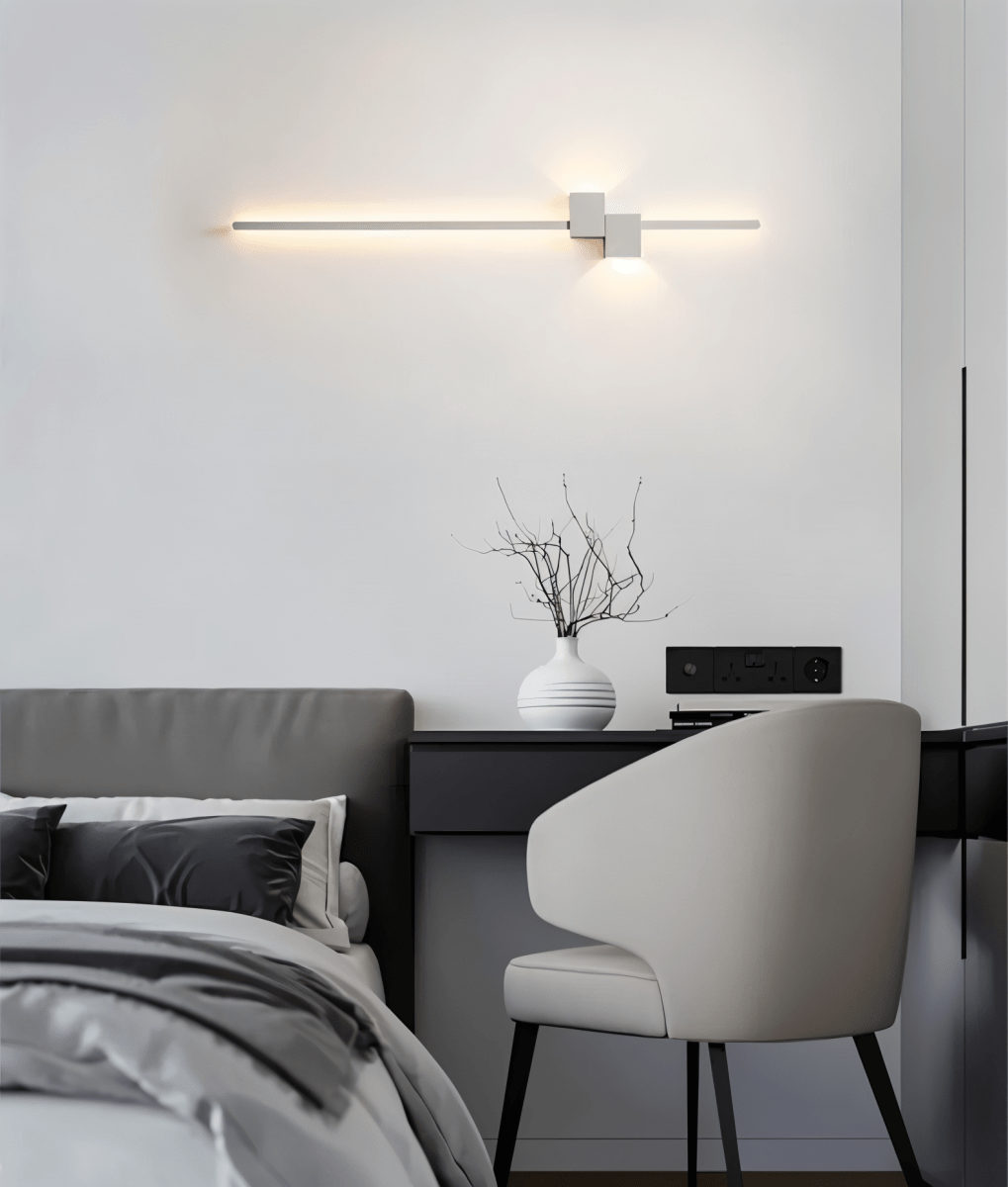 Lightline Minimal LED Wall Lamp for Subtle Indirect Glow and Modern Decor
