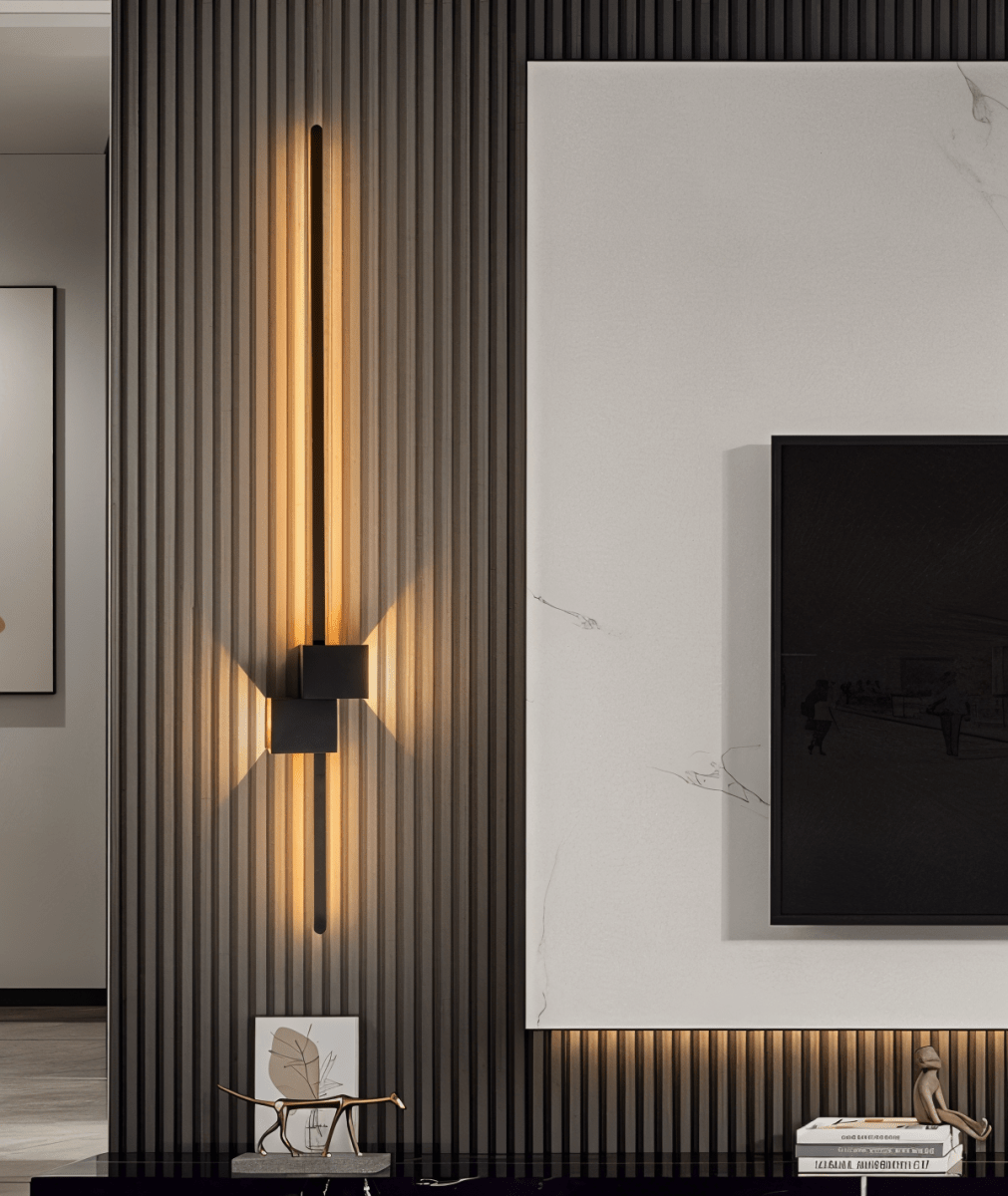 LumaStripe Linear LED Wall Fixture For Modern Living Rooms And Hallways