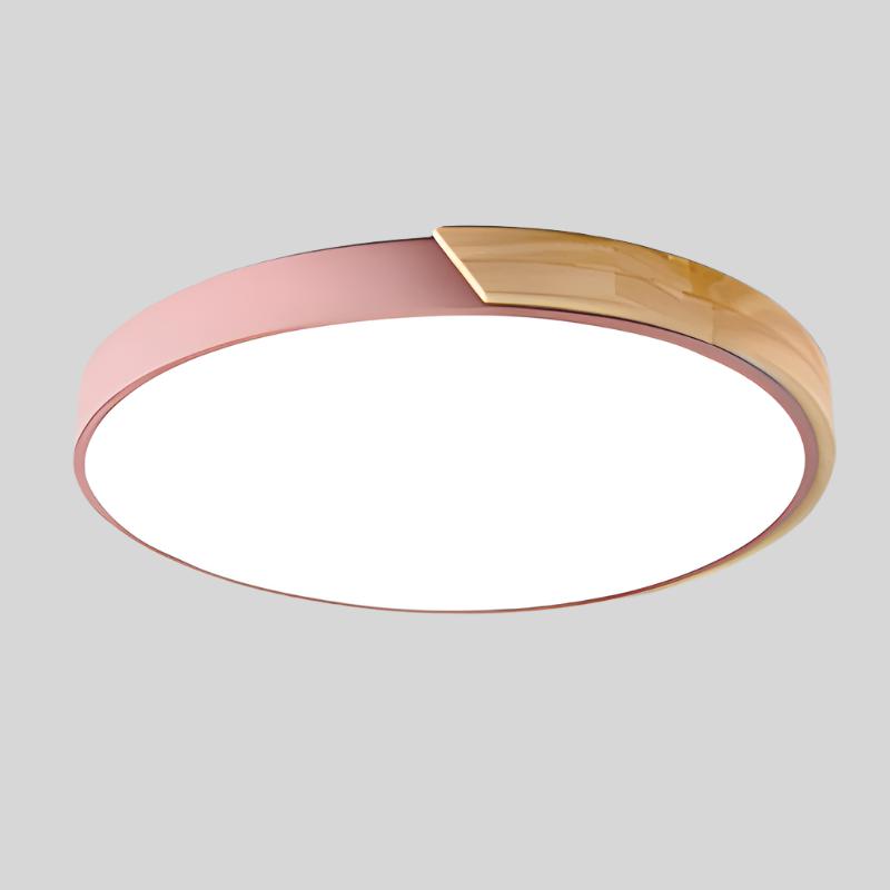 Lámpara de techo LED escandinava con iluminación suave para dormitorios o espacios de trabajo