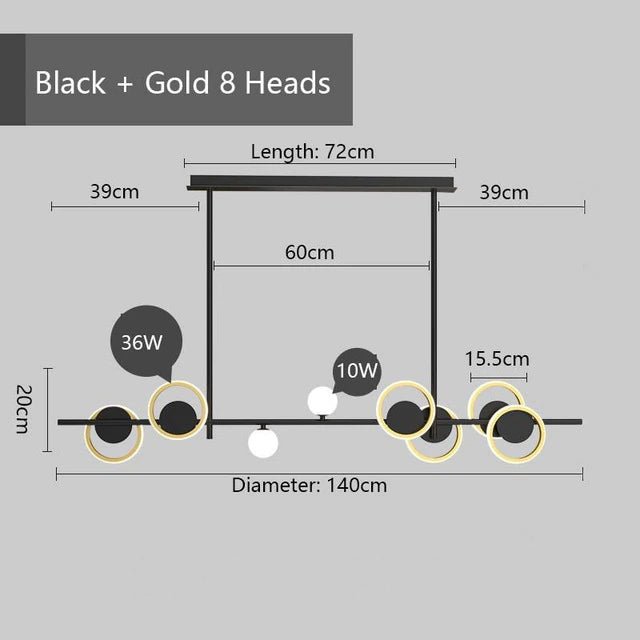 Lampada a Sospensione LED Nordica Arktia Twist per Interni Moderni