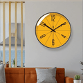 NordicTick Black Minimalist Wall Clock With Quartz Movement For Modern Interiors