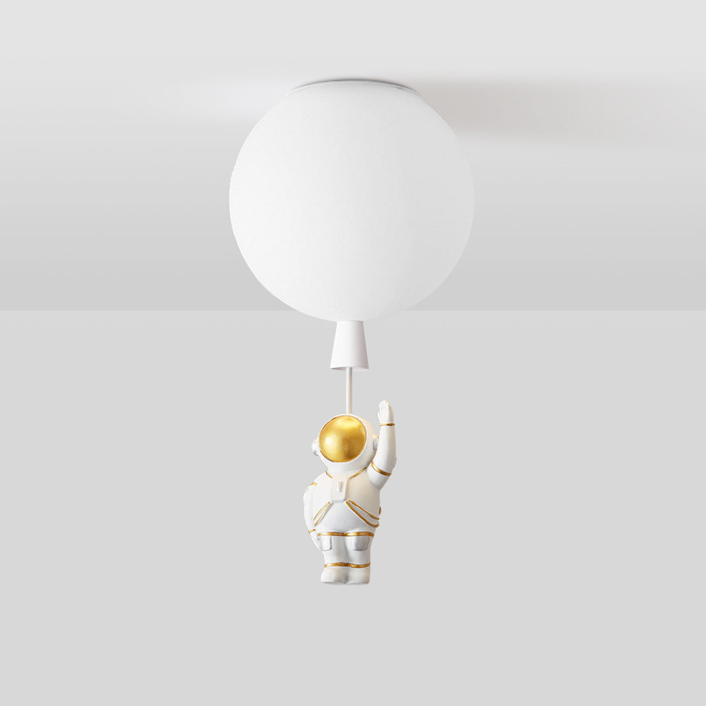 LumaNova Orbit Månependel Moderne LED Astronautlampe
