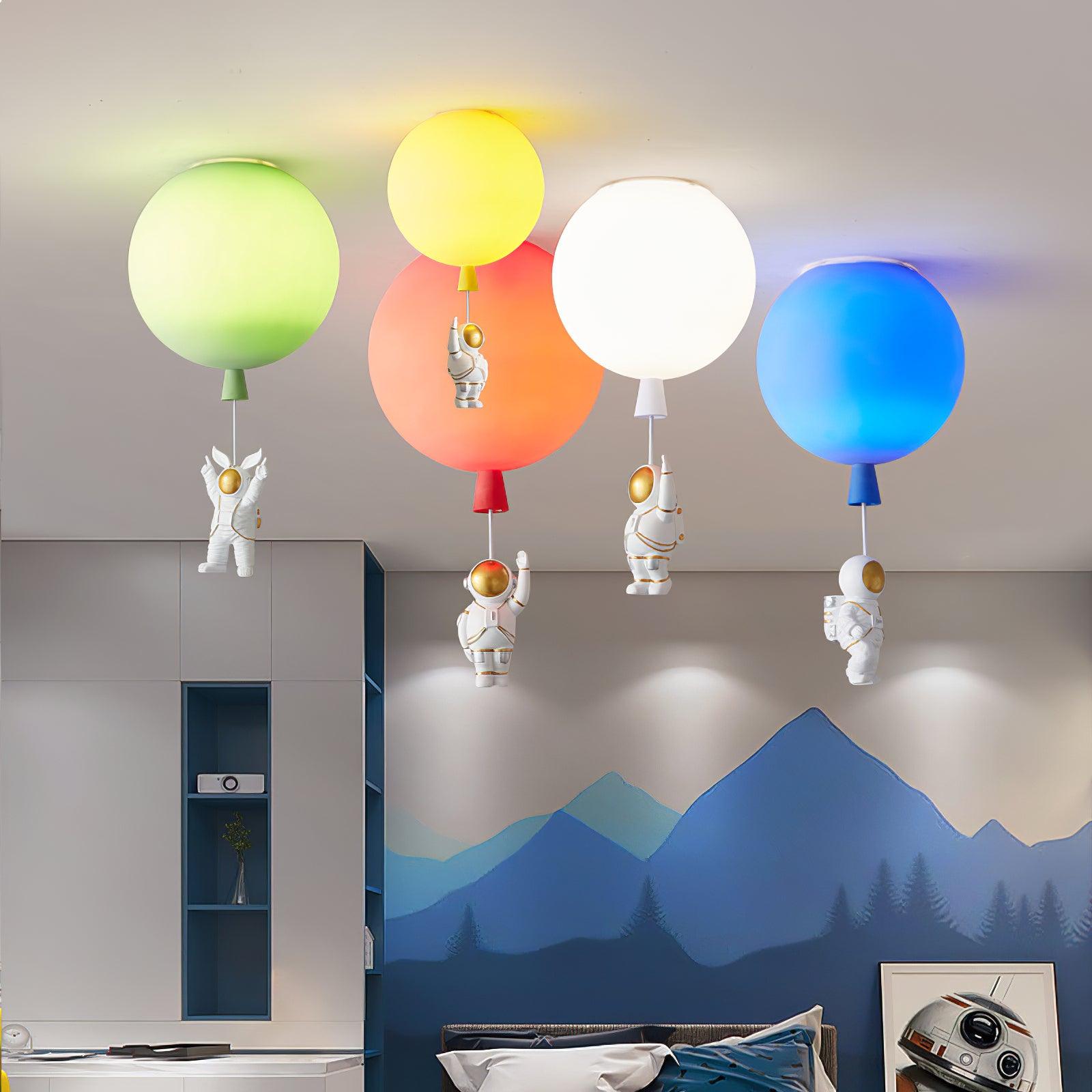LumaNova Orbit Månependel Moderne LED Astronautlampe