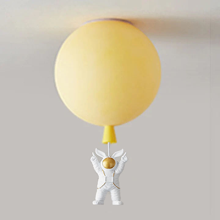 LumaNova Orbit Månependel Moderne LED Astronautlampe