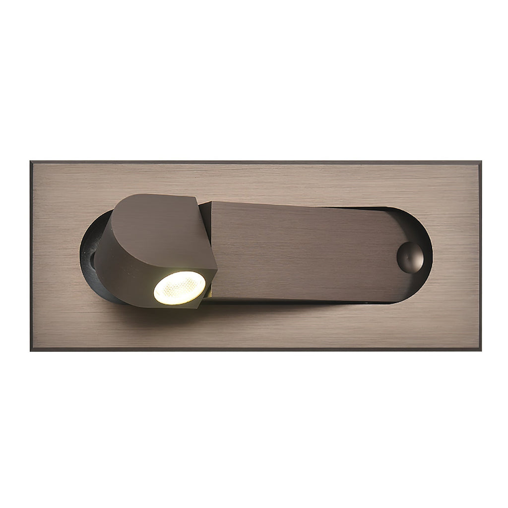 Lampada da parete LED da comodino LumaNova Arc con retroilluminazione ambientale