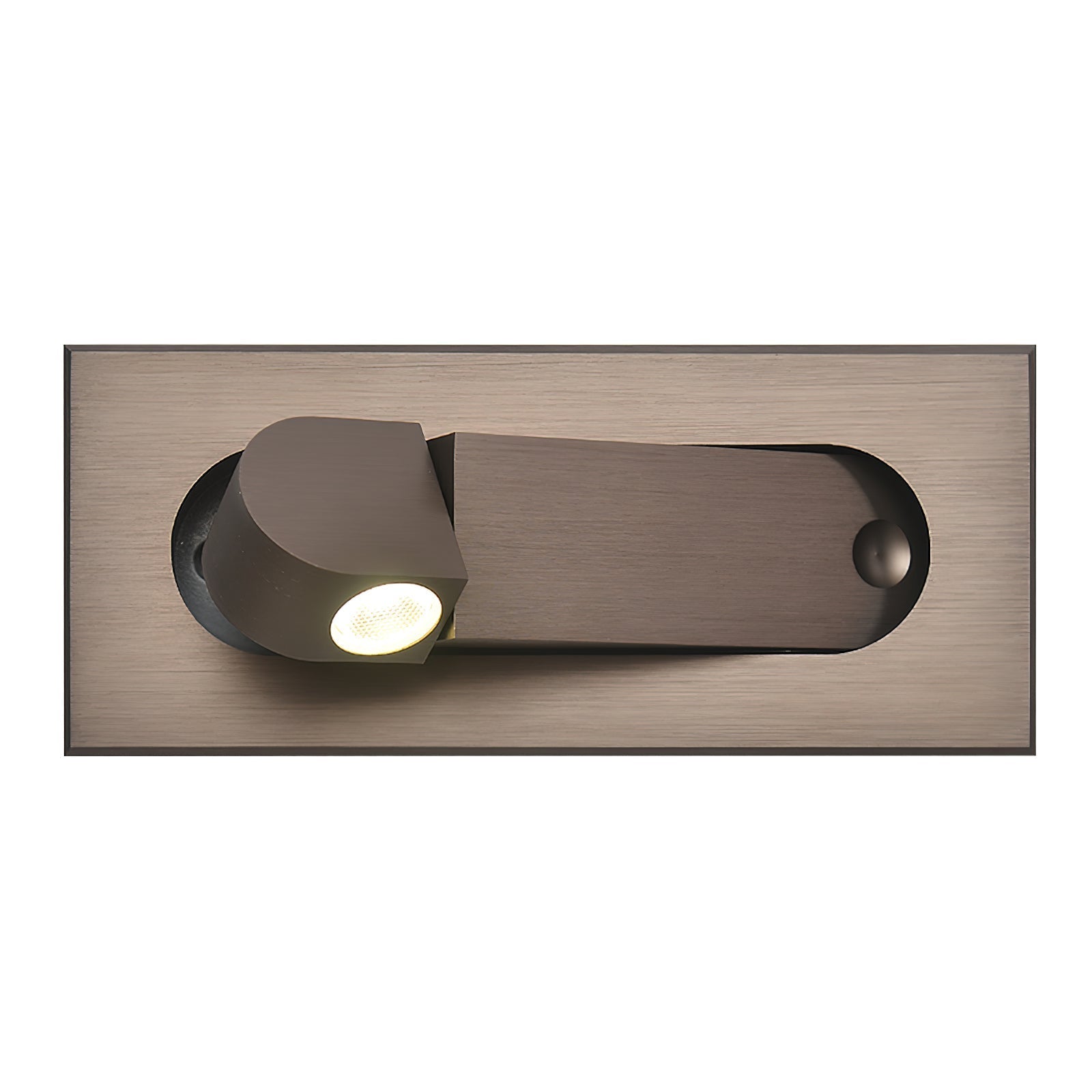 Lampada da parete LED da comodino LumaNova Arc con retroilluminazione ambientale