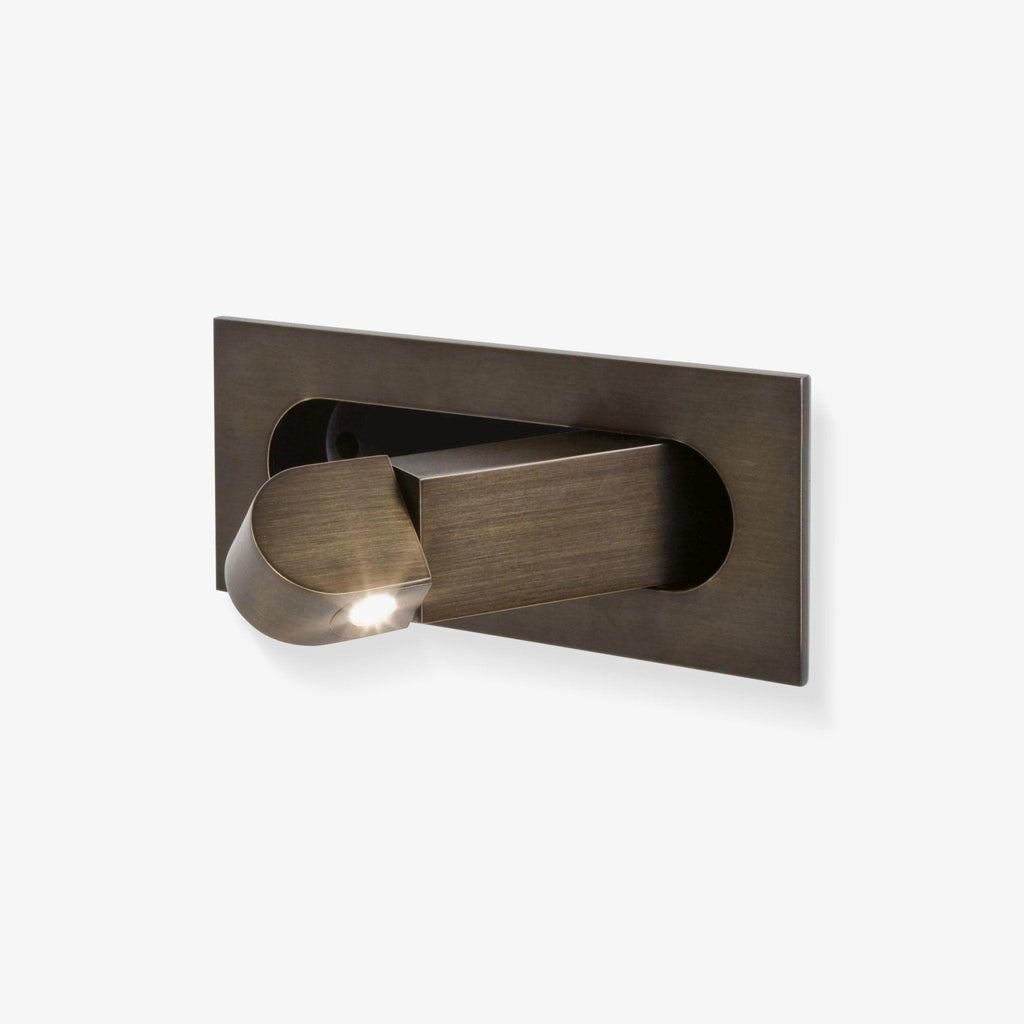 Lampada da parete LED da comodino LumaNova Arc con retroilluminazione ambientale