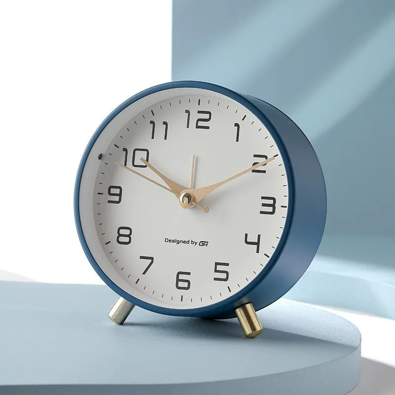 Nordic Time Table Clock With Silent Scandinavian Design